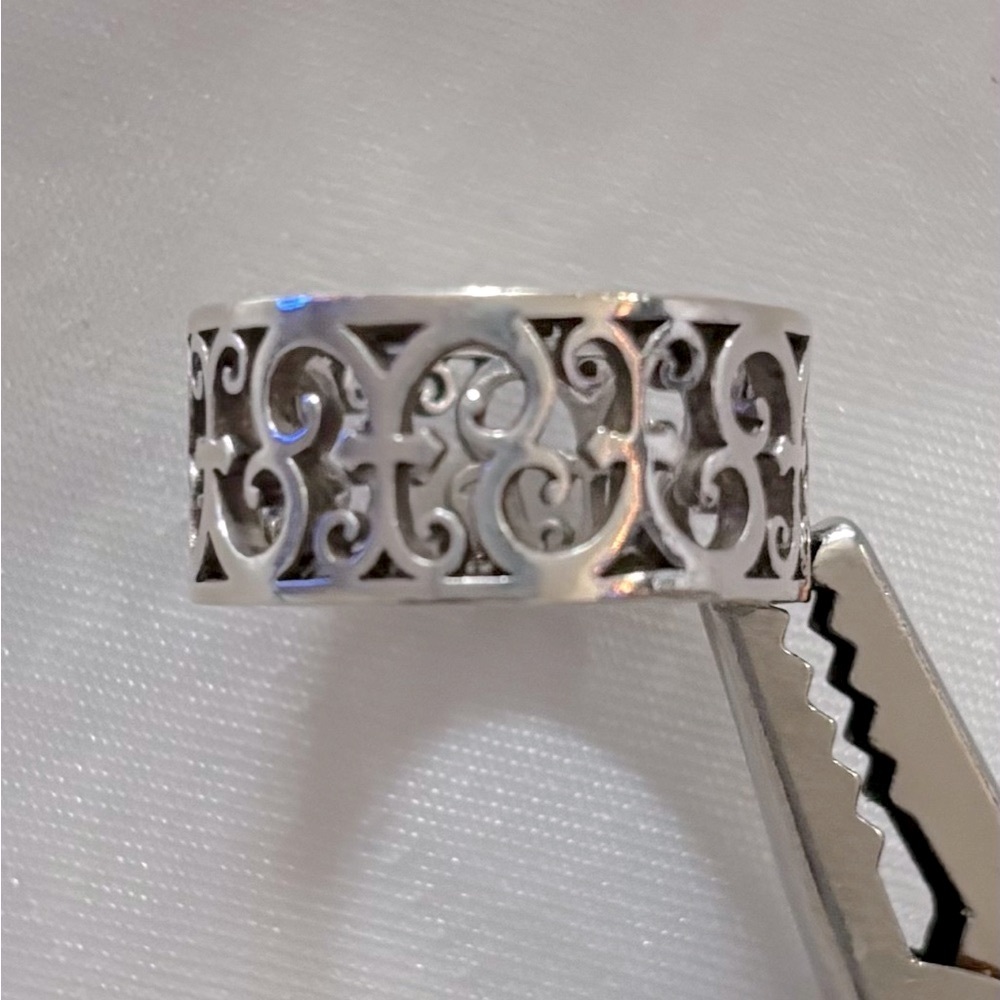 Tiffany & Co. Vintage Ring Sterling Silver Filigree